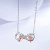 Infinite Symbol Sister Ladybro Necklace For Women