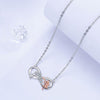 Infinite Symbol Sister Ladybro Necklace