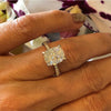 925 Silver White Zircon Female Holiday Ring