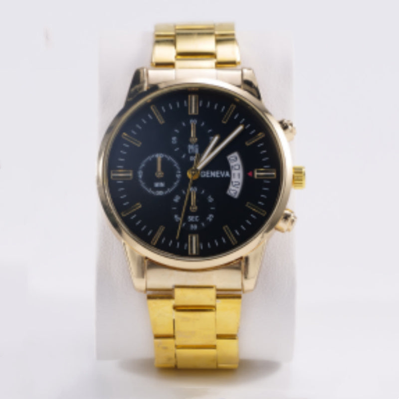 Men's Steel Belt Quartz Sports Watch