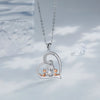 European And American Style Jewelry Fashion Personalized Love Girl And Cat Pet Necklace For Women