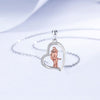 Warm Necklace For The Girl In Mother's Arms