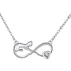 Infinite Symbol Necklace Cat Pendant European And American Style Jewelry Ornament