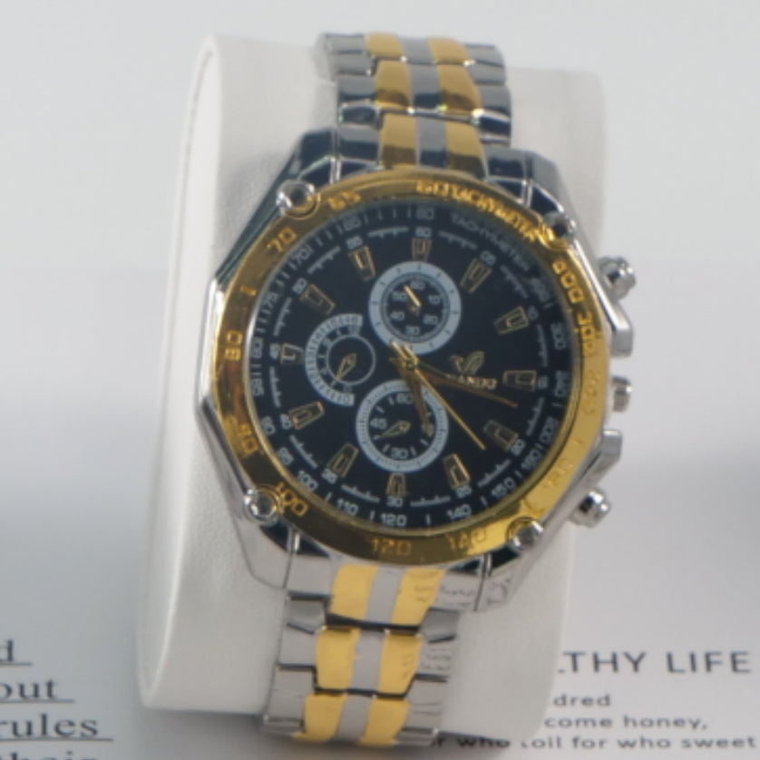Men's Steel Belt Quartz Sports Watch