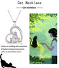 European And American Style Jewelry Fashion Personalized Love Girl And Cat Pet Necklace For Women