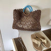 Minority All-match Hollow Handmade Straw Bag