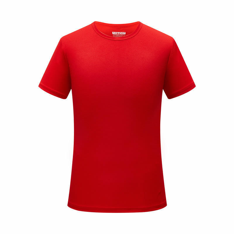 Ice Silk Small Checkered Sports Quick-drying Short-sleeved T-shirt