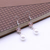 Chinese Style Light Luxury Safe Water Drop Pearl Tassel Earrings