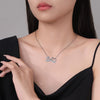 Infinite Symbol Fashion Style Jewelry Ornament Gentle Puppy Guardian Pendant Necklace For Women