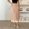 Casual Dress Fastener Decoration Stacked Skirt