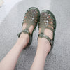 Crystal Gel Shoes Hollow Sandals For Women