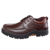Casual Leather Shoes Men's Summer Breathable Non-stinky Feet Work Shoes