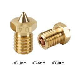 5pcs/Lots 3dsway 3d Printer Accessories Cloning Cht Three Eye Flower V6 Nozzle High-Speed High Flow E3d Nozzle