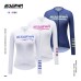 HISERWA Women Cycling Jersey Long Sleeve Summer Aero Slim Fit Bicycle Clothing Breathable Quick Dry Road Cycling Jersey YKK Zips