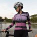 HISERWA Women Cycling Jersey Long Sleeve Tops High Quality Mountain Road Bike Cycling Jersey Pro Team UPF50+ Bicycle Clothing