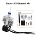 Hotend Kit for Ender-5 S1 Silver Metal Titanium Alloy+Copper Throat Fast Printing 3D Printer Parts Accessories