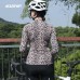 Hiserwa New Women's Cycling Clothing Long Sleeve Yellow Leopard Print Bicycle Outfit Moisture Wicking Quick Dry Antibacterial Od