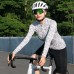 HISERWA Summer Women Cycling Jersey Long Sleeve High Quality Aero Slim Fit Anti UV Cycling Jersey Breathable Quick Dry YKK Zips