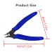 Electrician Durable Chisel Tool Pliers 170 Mini Cutting Nippers Mini Electrical Wire Cable Cutting Cutter Diagonal Pliers