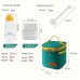 7-Piece Portable Spice Container Set, Plastic Seasoning Bottles with Measuring Spoon, Outdoor Camping Picnic BBQ Condiment Kit