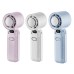 USB Rechargeable Handheld Fan with Adjustable Wind Speeds and 3600mAh Battery Great for Travel and Outdoor Activities