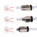Creativity 3D PC4-M6 PC4-M5 PC4-01 PC6-01 Pneumatic Straight Connector Part Bore 4mm PTFE Tube Filament M6 Feed Fitting Coupler