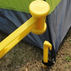 PE Plastic Tent Hammer Portable Lightweight Tent Pegs Hammer Puller for Outdoor Camping Tent Stake Hammer Accessories Tool