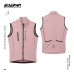 HISERWA Women Cycling Vest Lightweight Windproof Breathable 2 Way Zippers Cycling Gilet High Quality Road Bicycle Cycling Jersey