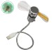 Ventilator LED Clock Fan 0.3A 1.5W 400*80mm Adjustable Direction Easy Installation Mechanical Rotation Brand New