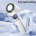 Portable Hand Held Fan High Speed For Turbo Fan 100 Gear Speed Wind Speed Display 15 Hours Outdoor Office Camping Cooling Tool