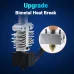 Hotend Kit for Ender-5 S1 Silver Metal Titanium Alloy+Copper Throat Fast Printing 3D Printer Parts Accessories