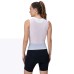 HISERW Women Cycling Base Layer Sleeveless Mesh Breathable Quick Dry Cycling Vest Outdoors Bicycle Underwear Road Bike Jersey