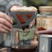 Portable Foldable Coffee Filter Stainless Steel Easy Clean Reusable Coffee Funnel Paperless Pour Over coffee drip holder