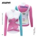 HISERWA Women Cycling Jersey Long Sleeves UPF 50+ Cycling Jersey Breathable Slim Fit Road Bicycle Clothing Pro Team MTB Clothes