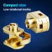 1PCS 18mm Oldham Coupling Ender 3 V2 CR10 CR10S Pro T8 Screw Coupler Z-Axis 8mm Brass Lead Screw Hot Bed for 3D Printer Parts