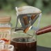 Portable Foldable Coffee Filter Stainless Steel Easy Clean Reusable Coffee Funnel Paperless Pour Over coffee drip holder