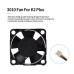 K2 Plus Fan Set Blower Fan and 3010 Axial Fan, 2507 Axial Fan for 3D Printer K2 Plus Accessories