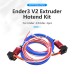 Ender-3 CR10 J-head Hotend Kit Heat Block with Heater Thermistor For Ender3 V2/CR10S Pro/CR10 V2 Hot End Nozzle 3D Printer Part
