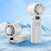 USB Rechargeable Handheld Fan with Adjustable Wind Speeds and 3600mAh Battery Great for Travel and Outdoor Activities