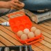 Portable Outdoor Camping Egg Protector Box Home Storage Box Drop Resistant 6 Egg Carton Simulation Handheld Design