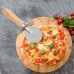 Stainless steel pizza cutter Wooden handle pastry pasta dough cutter Cutting Wheel Slicer Baking tools Kitchen accessories