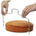 Double Line Adjustable Metal Cake Cutter Stainless Steel Cake Pastry Slicer Tools Decorating Mold Bakeware Kitchen Baking Tool