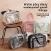 New Large Capacity Transparent Fitness Bag Drying Wet Separation Swimming Beach Travel Handbag Toiletry Bag Waterproof Storage B