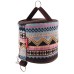 Outdoor Ethnic Style Camping Tissue Box Foldable Storage Bag Roll Paper Towel Small Cloth Bag Storage Box Sports Entertainment
