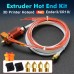 Ender 3 Metal J-Head CR10 MK8 Hotend Extruder Kit Heat Block Nozzle Heater Thermistor for CR10 Ender3 V2  3D Printer