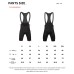 HISERWA Men Cycling Bib Shorts Racing Bike Pants 7H Italy Elastic Interface Pro Team Pad Riding Bib Tights MTB Bicycle Bib Short
