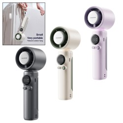 Portable Hand Held Fan High Speed For Turbo Fan 100 Gear Speed Wind Speed Display 15 Hours Outdoor Office Camping Cooling Tool