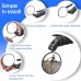 Bicycle Convex Rearview Mirror Large View 360 Degree Rotating Mirror