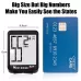 WEST BIKING Mountain Road Bike Wireless Big Character Table Big Screen Waterproof Night Light Speed Speedometer