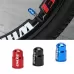 ENLEE E-FZ1004 2pcs /Set Bicycle French Valve Caps Aluminum Alloy Dust Cap For Tire Valve Caps